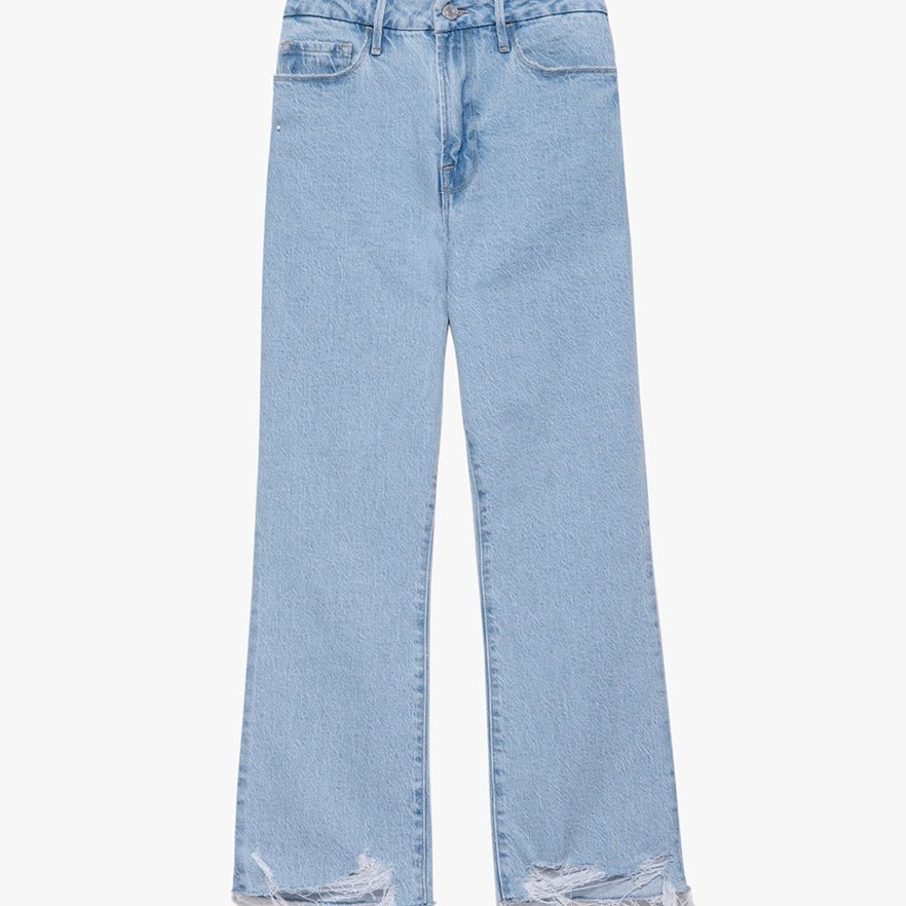 Frame Le Crop Mini Boot Fray Hem